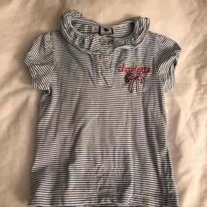 Striped Polo Shirt - Charlotte monogram